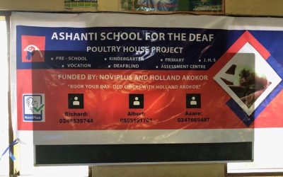 Kippenproject Ashanti School for the Deaf Jamasi